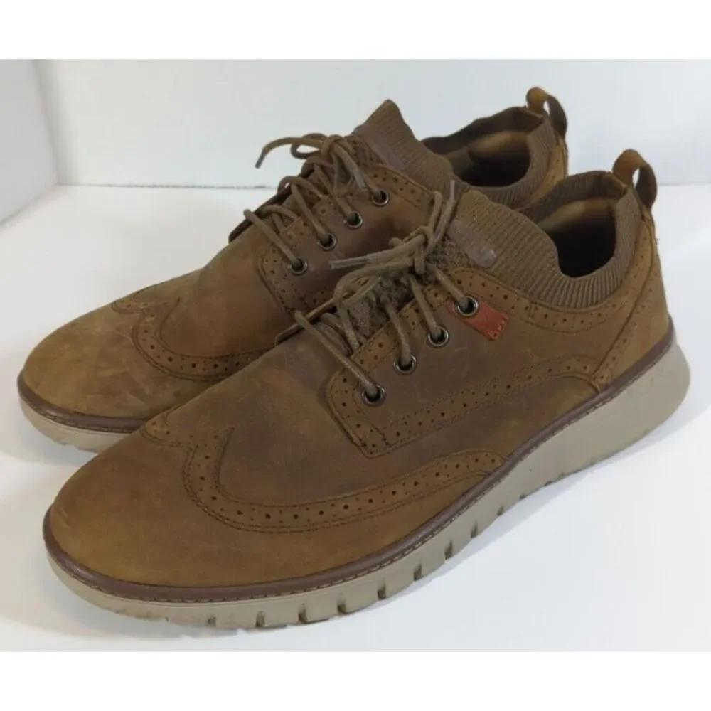 Mark Nason Neo Casual Decon Brown Oxfords Wingtip & Brogue Shoes Sz‎ 11.5